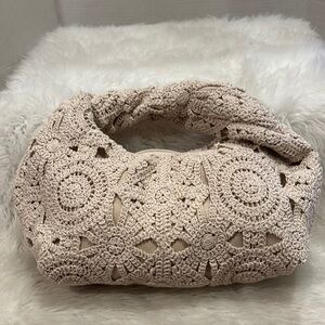 Macrame Hobo Handbag